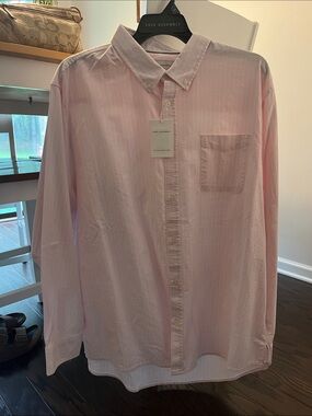 Men’s Pink Button-Down Shirt